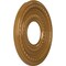 Ekena Millwork Cole PVC Medallion (Canopies up to 4 1/4"), 10"OD x 3 1/2"ID x 3/4"P, Metallic Vintage Gold CMP10CODVG - alternate 4
